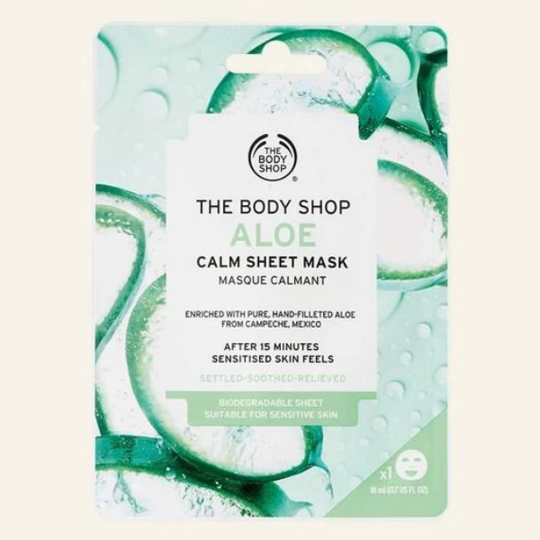Aloe Calm Hydration Sheet Mask - The Body Shop -$10.png